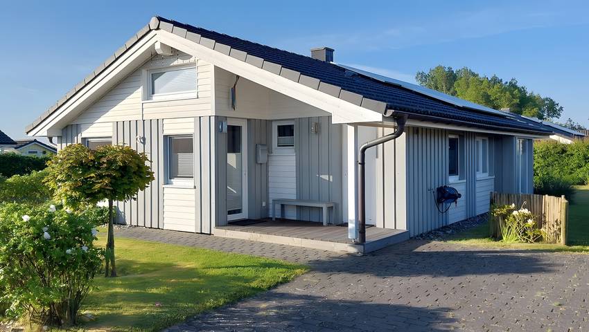 Ferienhaus für 6 Personen, mit Garten und Sauna in Wesselburenerkoog