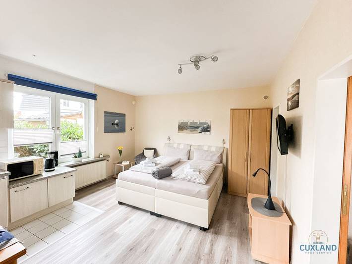 Bungalow für 3 Personen, mit Terrasse und Garten in Cuxhaven