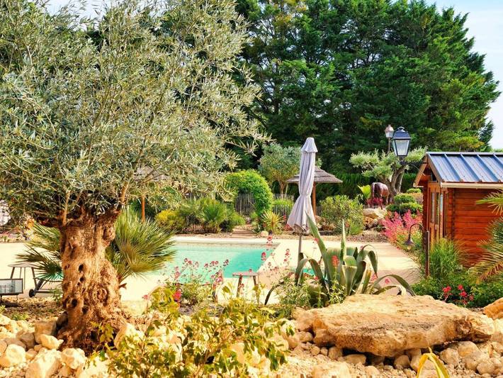 Location de vacances pour 4 personnes, avec vue ainsi que piscine et jardin à Souzay-Champigny - 2