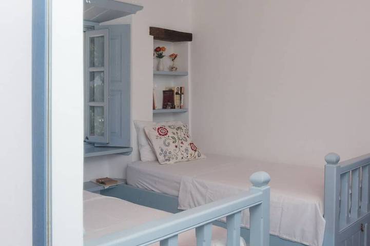 Villa tradizionale a Hora con vista mare sul Mar Egeo in Patmos Città, Patmo