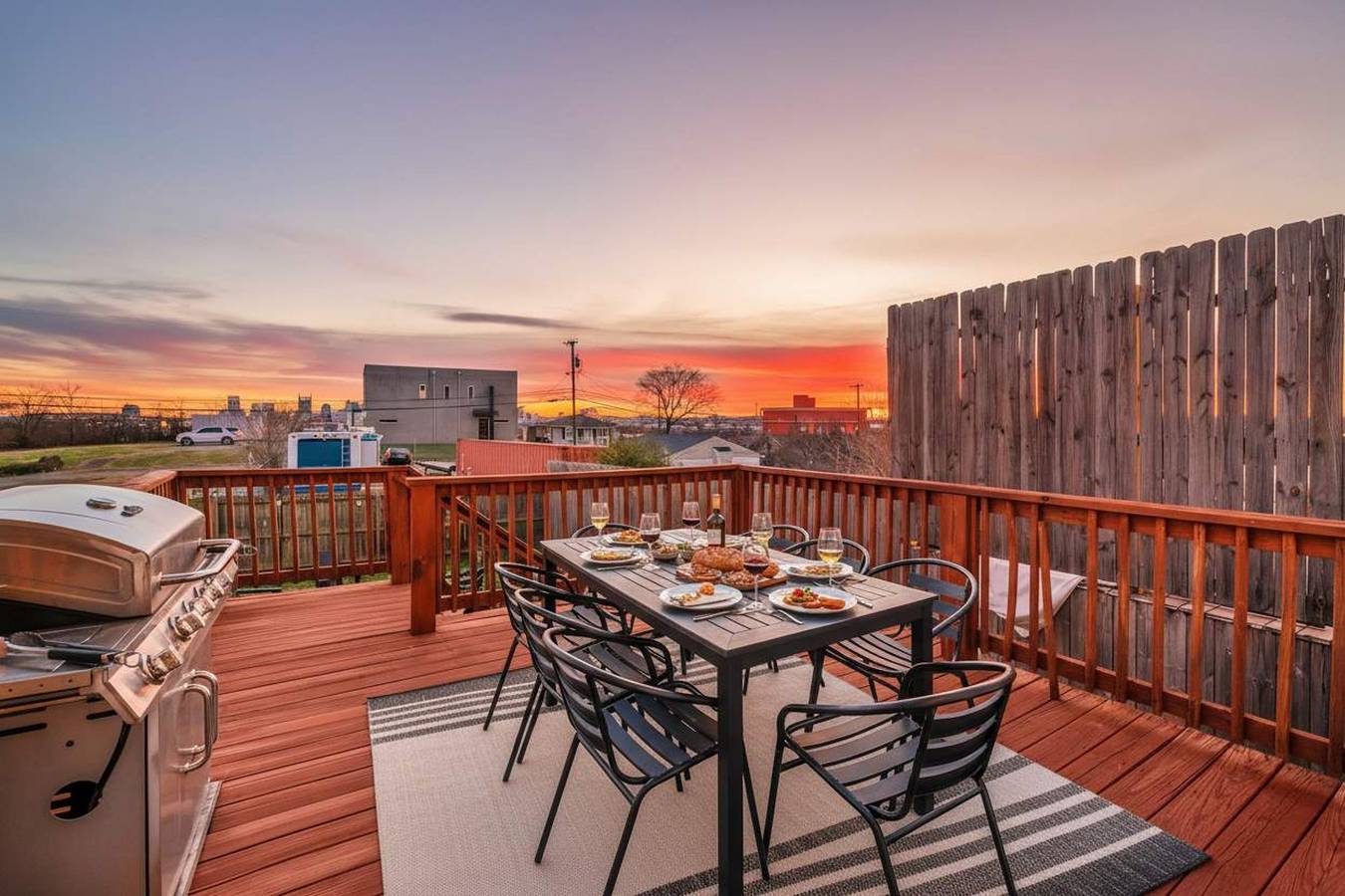 Game Room Balcony Backyard Near Downtown Nash in Nashville, Tennessee