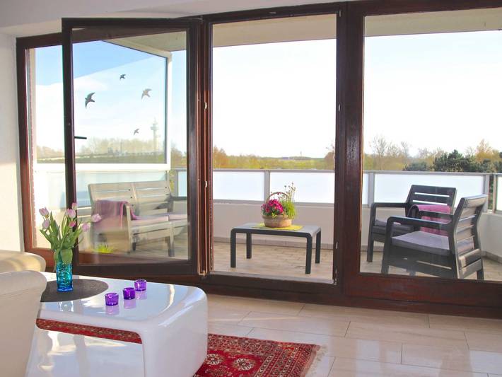 Ferienpark für 4 Personen, mit Balkon und Garten sowie Seeblick und Ausblick in Butjadingen