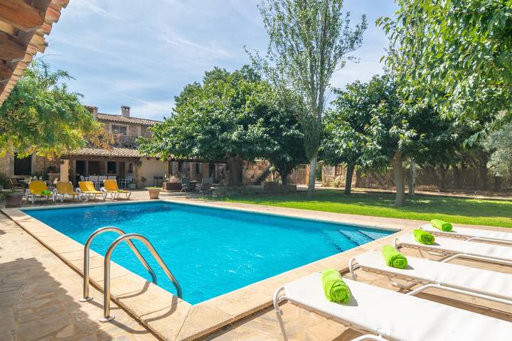 Son Arboç Gran - Villa avec piscine privée et connexion Wi-Fi gratuite. in Algaida, Majorque l'intérieur des terres