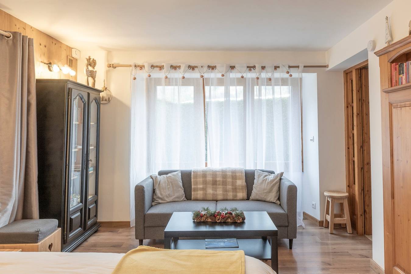 Appartement entier, Appartement « La Tanière » : vue montagne, terrasse et jardin privatifs in Saint-Gervais-les-Bains, Pays du Mont-Blanc