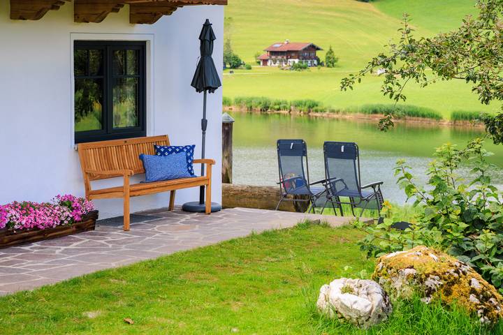 Chalet für 10 Personen, mit Seeblick und Sauna sowie Garten, kinderfreundlich in Ruhpolding - 4
