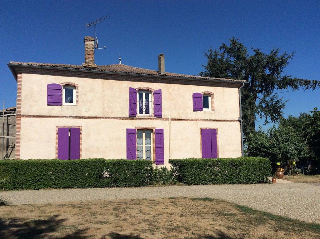 La Ferme des Parreaux, chambres et tables d'hôtes - Chambre crocus in Cordes-Tolosannes, Tarn-et-Garonne
