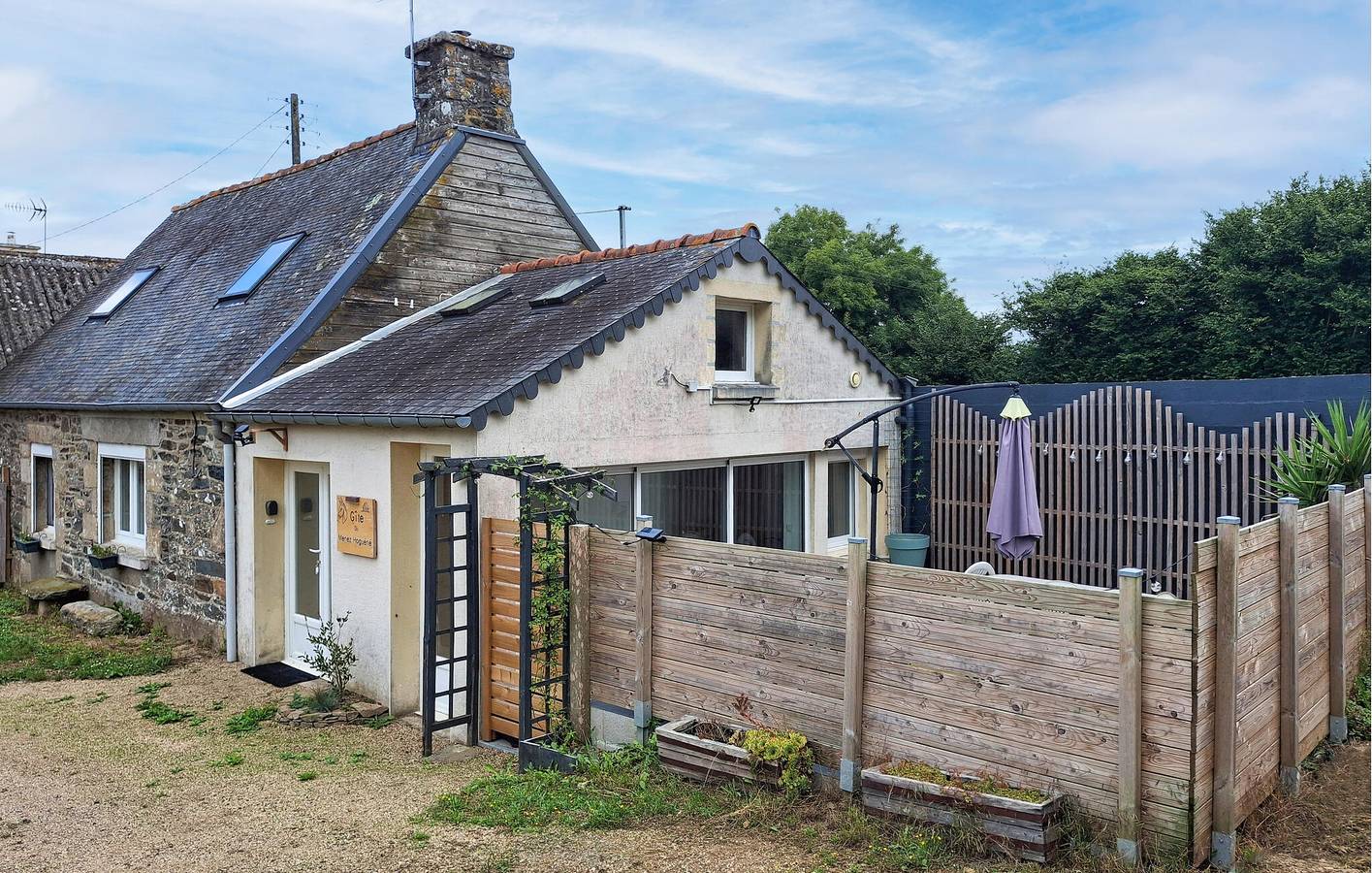 Garden Retreat 2km vom Louargat Zentrum in Louargat, Guingamp Region