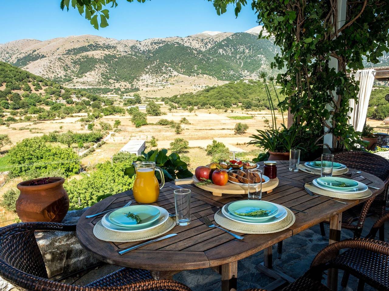 Villa aus Stein "Galatia" in Chania und Umgebung