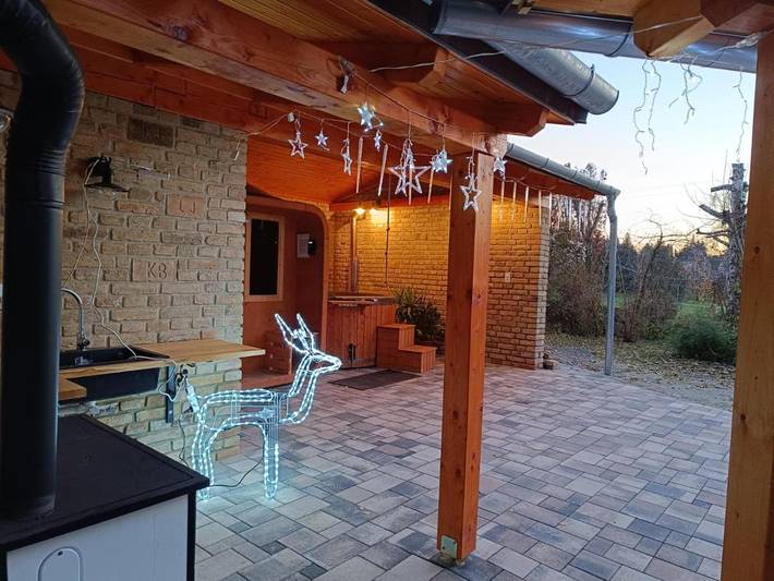 Vakantiepark voor 7 personen, with Whirlpool and Terras as well as Tuin and Sauna in Hongarije