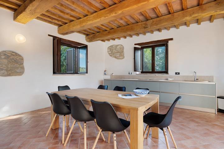 Casa rural 'Casale San Pietro' con vistas a la montaña, terraza privada y Wi-Fi in Città di Castello, Valtiberina