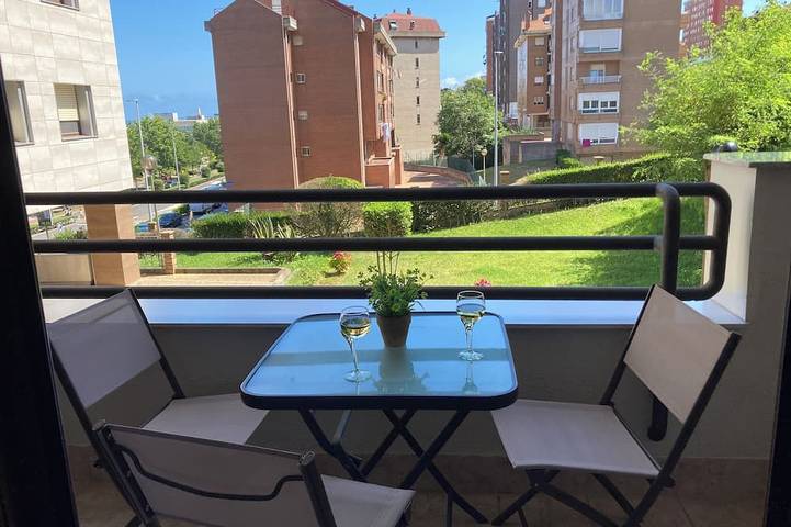 Location de vacances pour 4 personnes, avec balcon à Santander