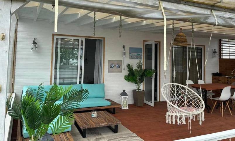 Ferienhaus für 5 Personen, mit Terrasse und Garten sowie Ausblick