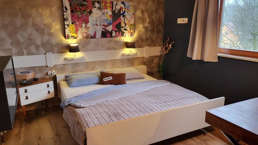 Ferienwohnung für 4 Personen, mit Ausblick