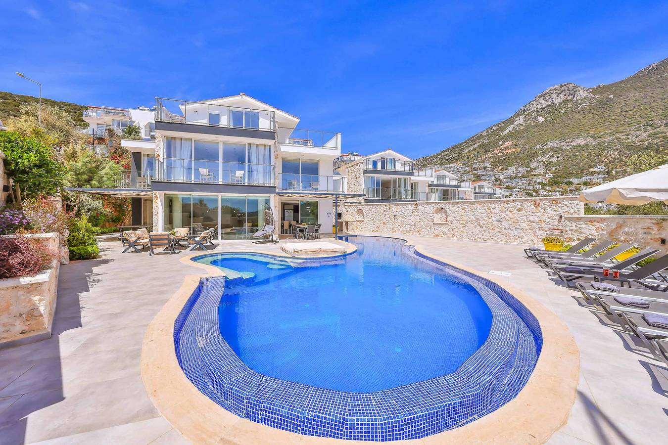 Villa für 10 Personen mit Terrasse in Kaş, Saklıkent