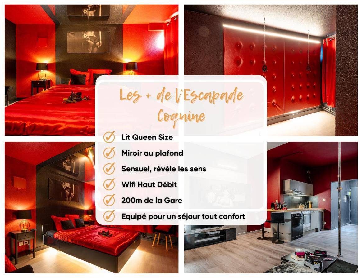 Appartement entier, Cocon Sensuel - 50 Nuances - Les Cocons de Nath in Montbéliard, Doubs