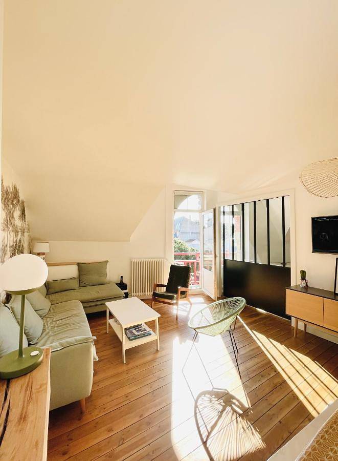 Gîte pour 9 personnes, avec balcon et vue dans Office de Tourisme de la Baule