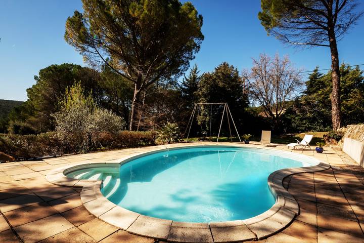 Var vacation house Villa Les Romarins with Private Pool and Enclosed Garden in Le Val, Brignoles region