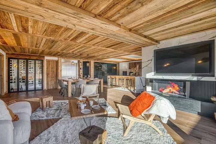 Appartement de vacances pour 10 personnes, avec jacuzzi et balcon à La Clusaz