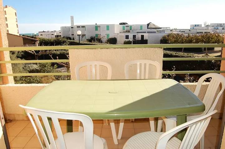 Location de vacances pour 4 personnes, avec Balcon à Leucate