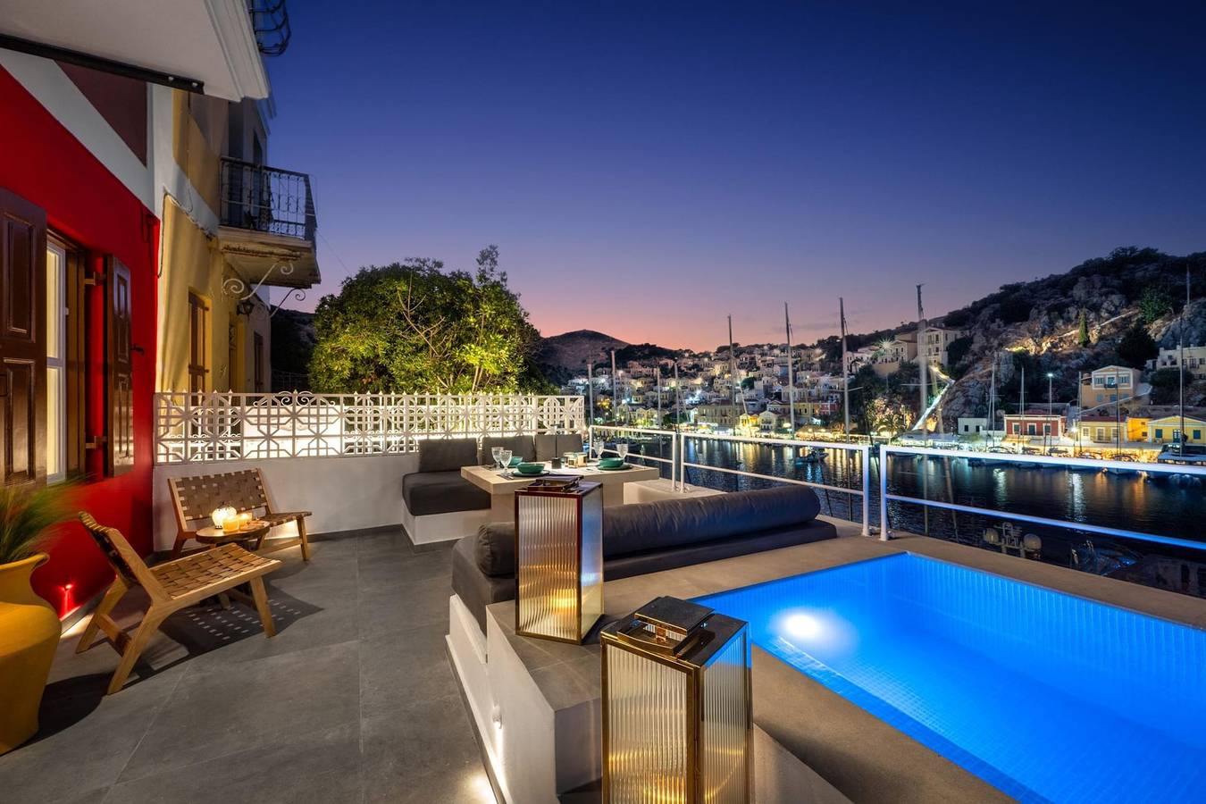 Villa für 3 Personen mit Terrasse in Ano Symi, Rhodos