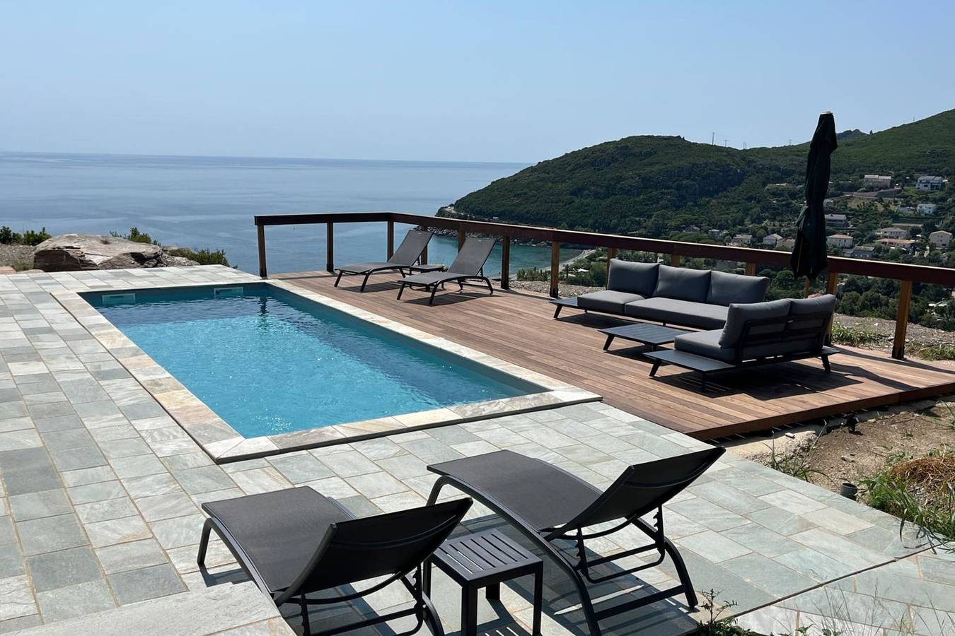 Villa A Roccia entre mer et montagne avec piscine privée in Sisco, Cap Corse