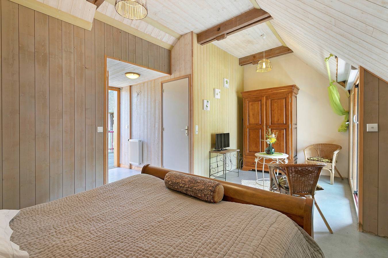 Gästezimmer „La Champêtre“ mit Gemeinschaftsgarten, Balkon und Wlan in Saint-Donan, Côtes-d'Armor