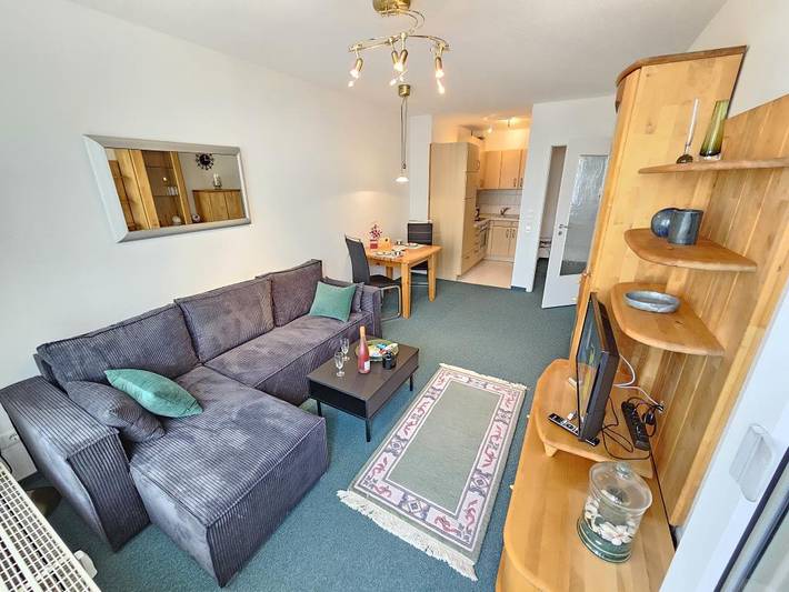 Ferienwohnung für 2 Personen, mit Balkon/Terrasse und Balkon sowie Meerblick in Sahlenburg - 2