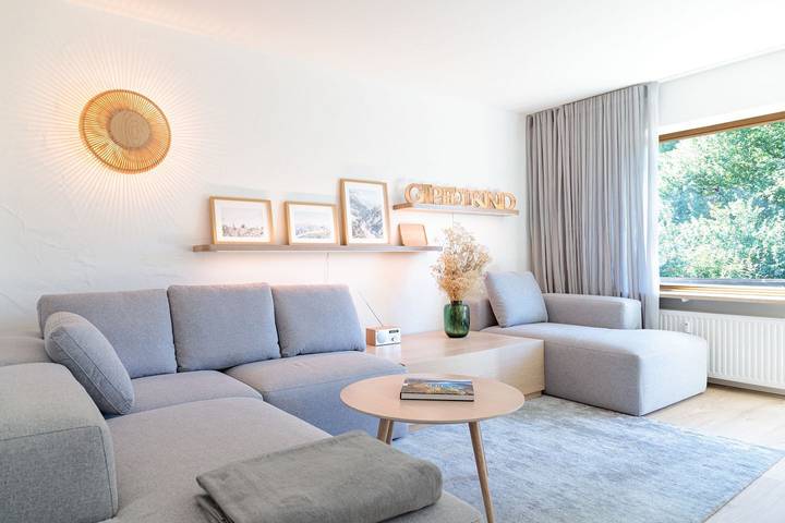 Ferienwohnung für 4 Personen, mit Balkon an der Zugspitzland