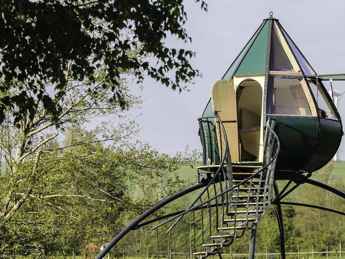 Camping Domaine du Lieu Dieu - Unterkunft 2 personen - Goutte D'O ohne Sanitäranlagen in Beauchamps, Abbeville und Umgebung