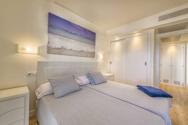 Ganze Wohnung, Sa Maniga - Super FeWo direkt am Strand, Meerblick, Wifi, . in Cala Millor, Sant Llorenç des Cardassar