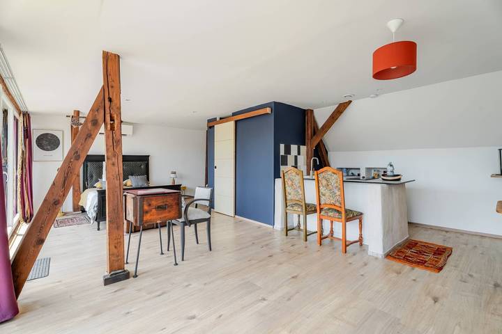 Chambre d’hôtes « La Passerelle » avec balcon, Wi-Fi et climatisation in Reichstett, Région de Strasbourg