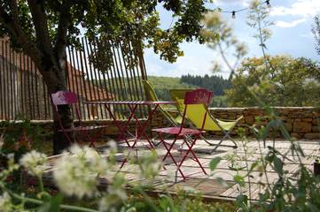 Cottage pour 2 personnes, avec jardin à Saint-Cirq-Lapopie