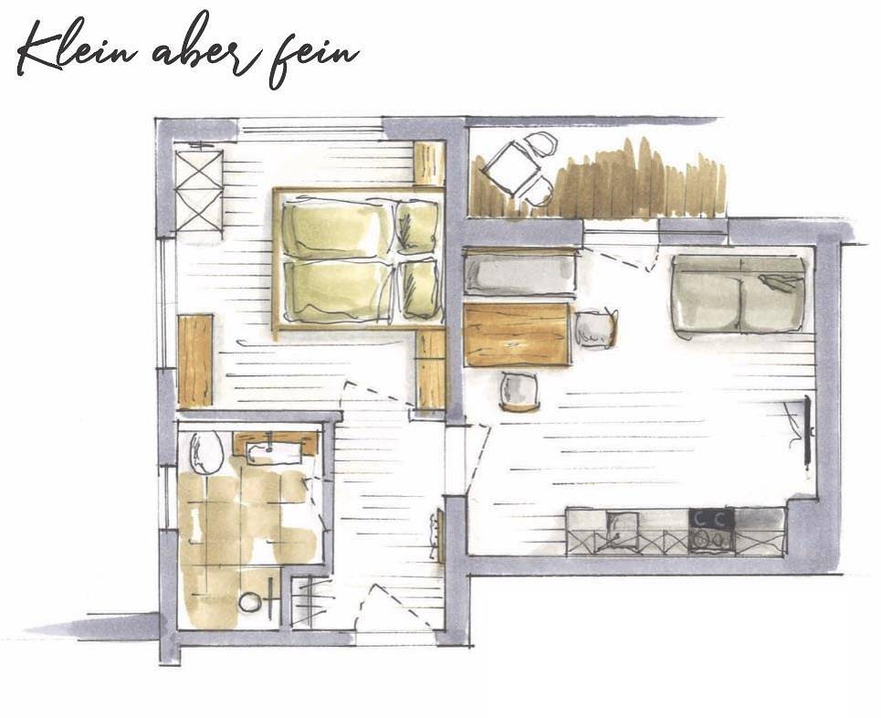 Ganze Ferienwohnung, Apartment A /2 Raum/Dusche, Wc in Rohrmoos, Schladming-Dachstein