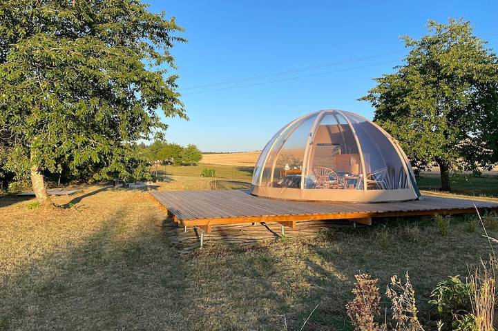 Chambre d’hôte pour 2 personnes, avec Jacuzzi ainsi que Jardin et Sauna