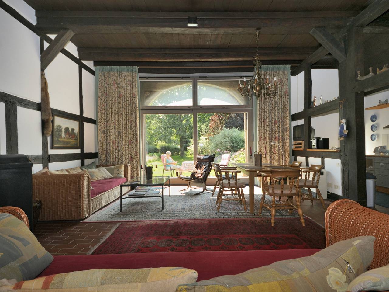 Ferienhaus 'Historisches Uhlenhorst' mit privater Terrasse, Garten und Wlan in Trebel, Landkreis Lüchow-Dannenberg