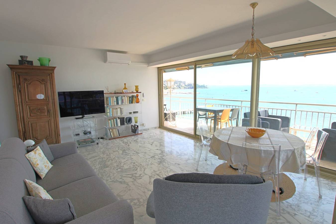 Hel lägenhet, Air conditioning apartment for up 4 people with amazing sea view in Cannes, Medelhavskusten (Frankrike)