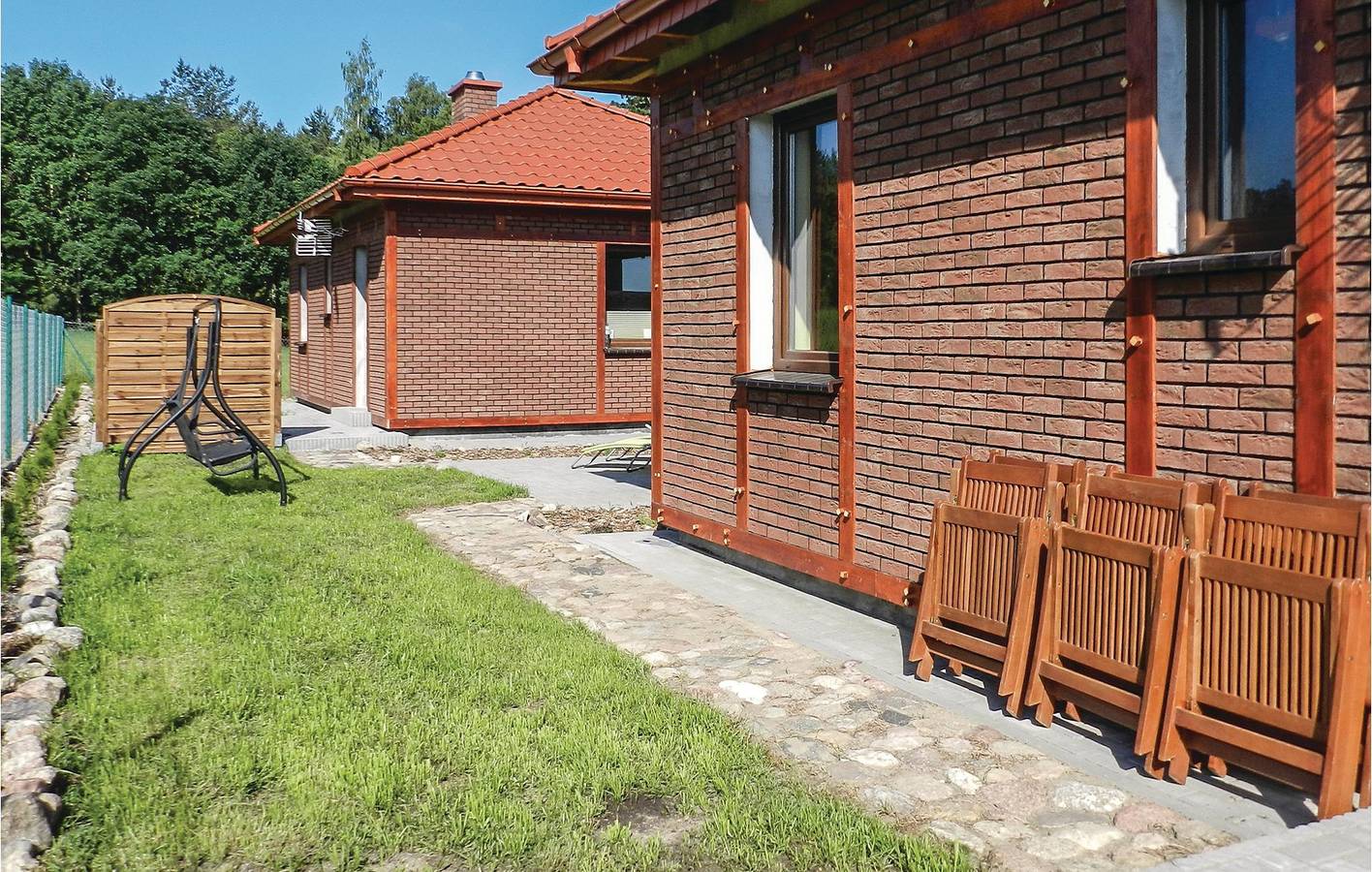 Ferienhaus für 4 Personen mit Terrasse in Slowinzischer Nationalpark