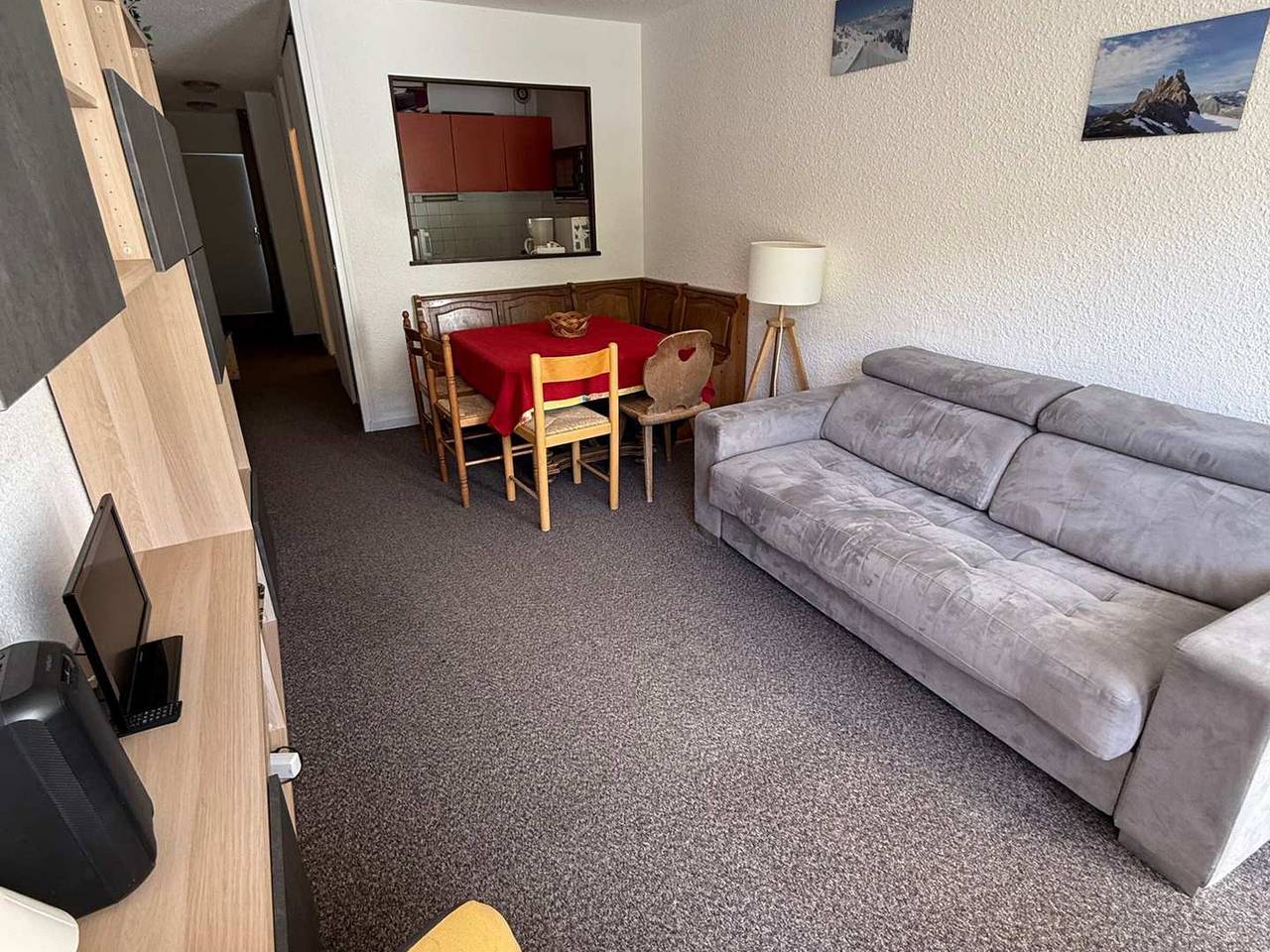 Appartement entier, 2 pièces cabine au pied des pistes - Vue sur pistes in Prapoutel, Les Adrets