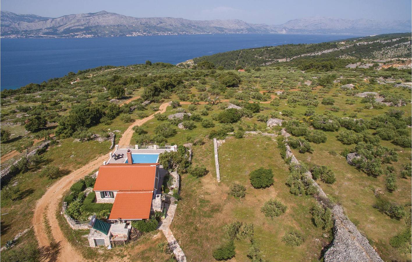 Ferienhaus für 6 Personen mit Terrasse in Postira, Brac