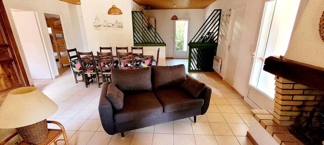 Location de vacances pour 8 personnes, avec terrasse et jardin, animaux acceptés à La Faute-sur-Mer - 4