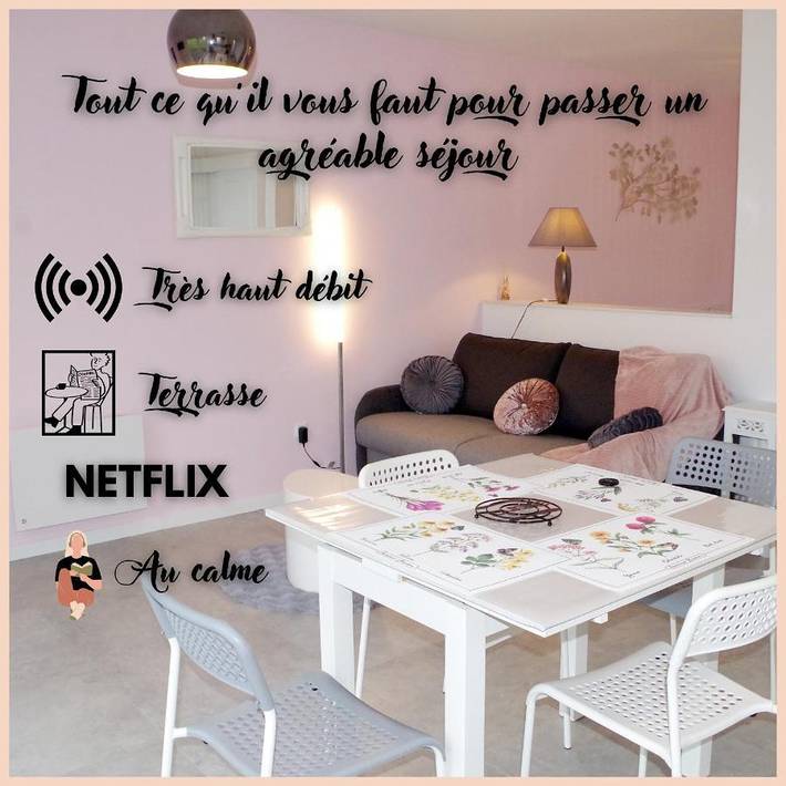 Appartement de vacances pour 4 personnes, avec terrasse