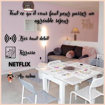 Gîte pour 4 personnes, avec terrasse dans Hem-Lenglet