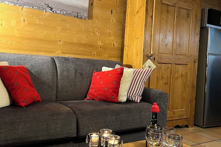 Gîte pour 6 personnes, avec jardin et balcon à Notre-Dame-de-Bellecombe