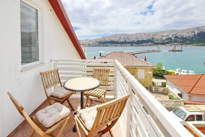 Ferienwohnung für 3 Personen, mit Balkon/Terrasse in Baska - 3