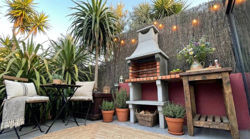 Casa rural para 8 personas, con vistas además de piscina y jardín en Rincón de la Victoria - 4