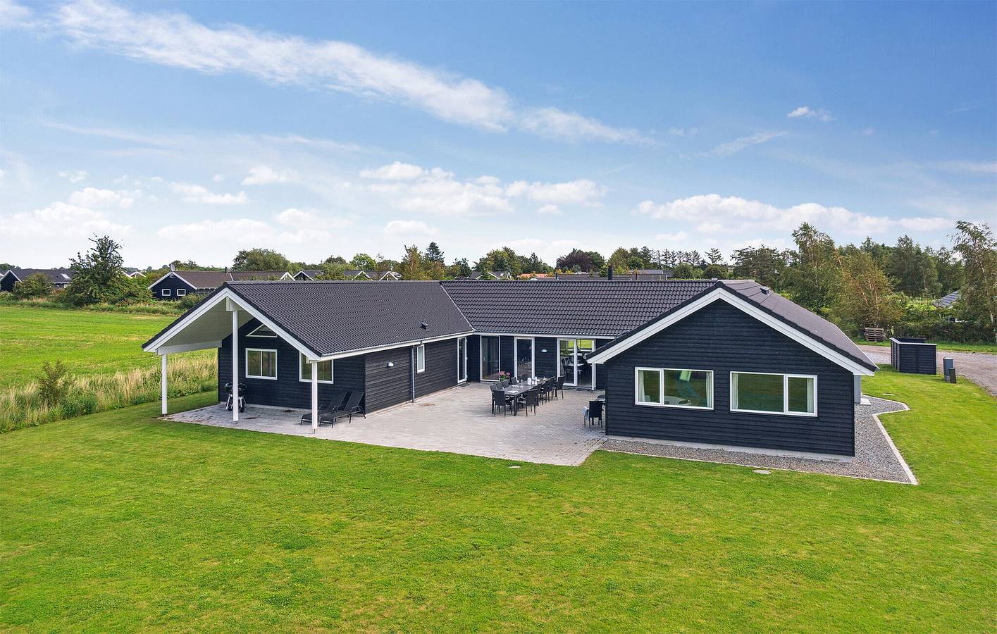 Ferienhaus für 20 Personen mit Terrasse in Råbylille Strand, Vordingborg und Umgebung