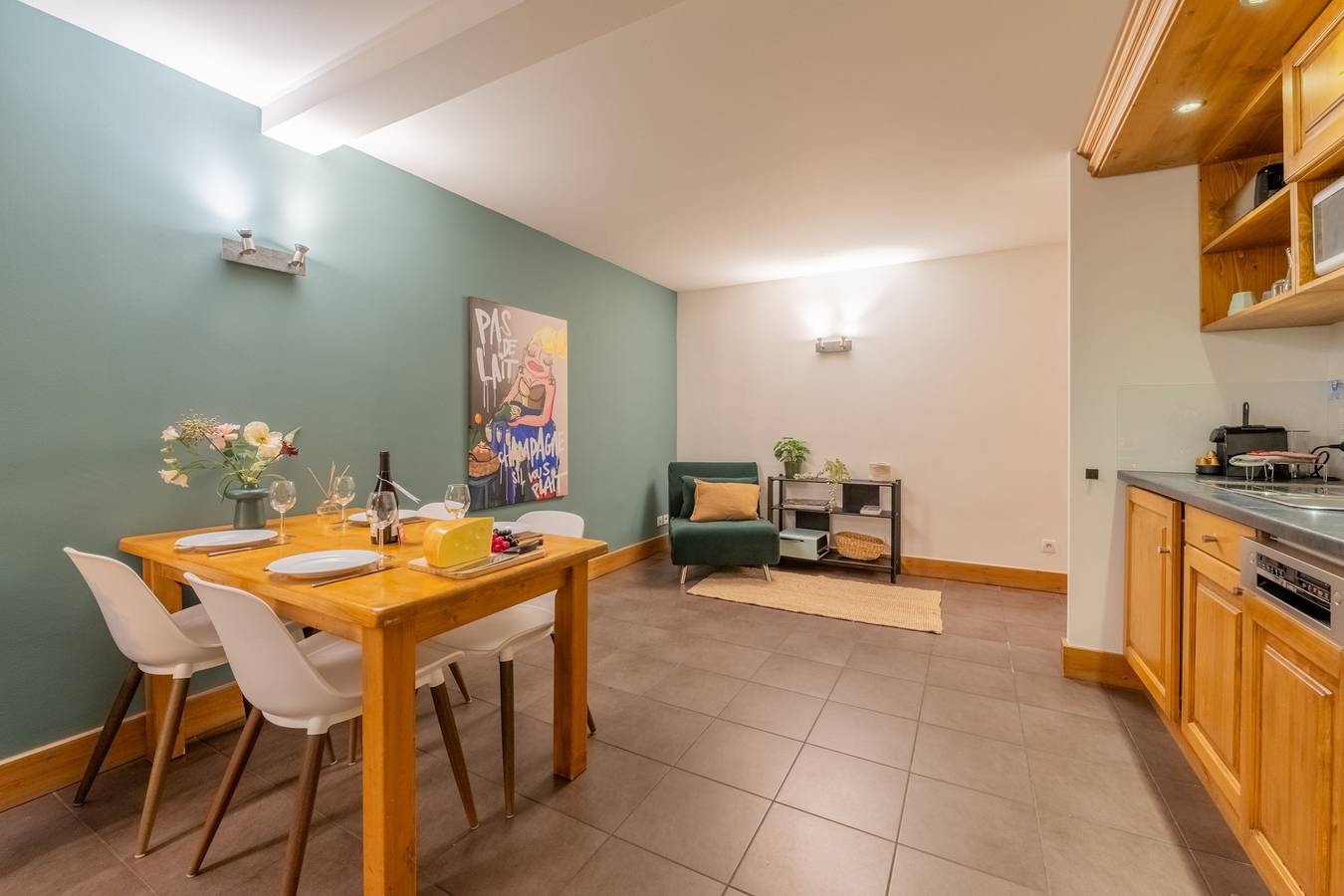 Appartement entier, Appartement de vacances pour 4 personnes avec piscine in Vallorcine, Région de Bonneville