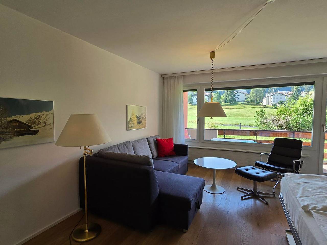 Ganze Wohnung, 1 Zimmer-Ferienwohnung im Herzen von Parpan in Churwalden, Plessur Alpen