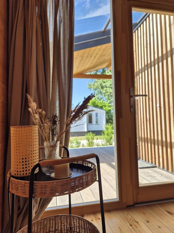 Ferienhaus für 4 Personen, mit Garten und Balkon, kinderfreundlich