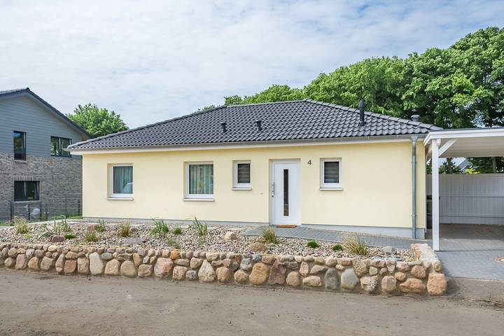 Ferienhaus für 5 Personen, mit Terrasse und Garten sowie Seeblick in Sörup